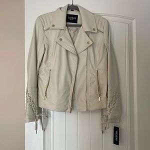 NWT GUESS Faux Leather Jacket
